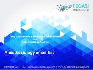 Anesthesiology email list