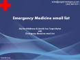 Emergency Medicine email list PowerPoint PPT Presentation