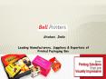 Printed Packaging Box Manufacturers PowerPoint PPT Presentation
