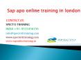sap apo online training in london PowerPoint PPT Presentation