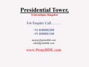 Presidential Tower, Yeshwanthpur, Bangalore