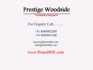 Prestige Woodside, Yelahanka, Bangalore