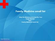 Family Medicine email list