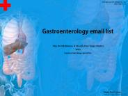 Gastroenterology email list