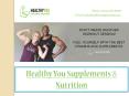 Bodybuilding Supplement PowerPoint PPT Presentation