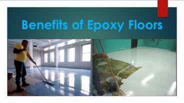 Benefits of Epoxy Floors