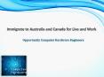 Computer Hardware Engineers Immigrate to Australia and Canada for Live and Work PowerPoint PPT Presentation