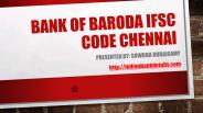IFSC code bank of baroda
