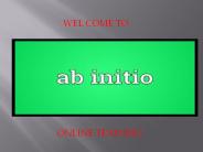 THE BEST ABINITIO ONLINE TRAINING IN INDIA