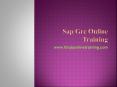 The Best SAP GRC online training classes with live projects in India, USA, UK PowerPoint PPT Presentation