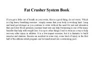 Fat Crusher System eBook