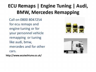 ECU Remaps | Engine Tuning | Audi, BMW, Mercedes Remapping | Car Tuning Manchester | BMW Tuning UK - ECU Tech Tune, UK