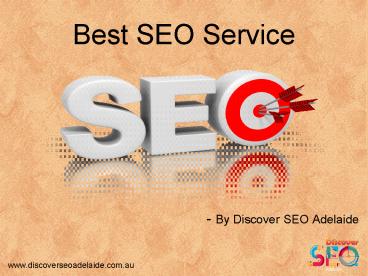 Best SEO Services offer by Discover SEO Adelaide