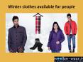 Winter clothes available for people PowerPoint PPT Presentation