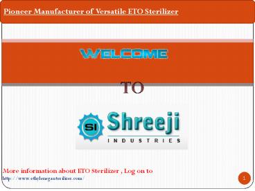 A to Z Guide about ETO Sterilizer