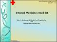 Internal Medicine email list PowerPoint PPT Presentation