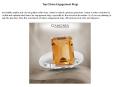 Top Citrine Engagement Rings