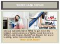 Water Leak Repair PowerPoint PPT Presentation