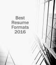 The Best Resume Formats 2016 PowerPoint PPT Presentation