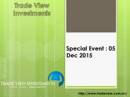 Special Event by Trade View Investment