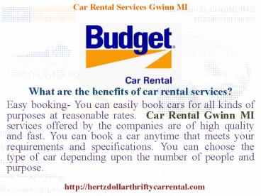 Car Rental Services Gwinn MI (1)