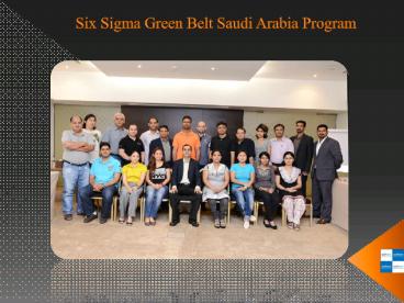 Six Sigma Green Belt Saudi Arabia Program