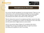 Smartphones to Find Jobs