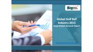 Golf Ball Industry Share 2015 Deep Market