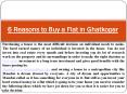 6 Reasons to Buy a Flat in Ghatkopar