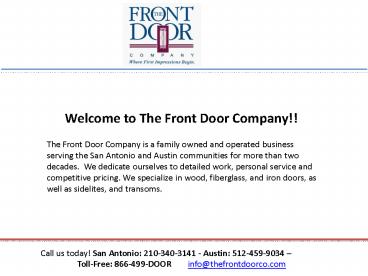 Entry doors   the frontdoorco.com