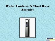 Water Coolers- A Must Have Amenity