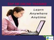 SAP SM ONLINE TRAINING IN UK