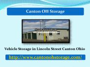 Vehicle Storage in Canton Ohio