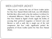 men leather