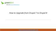 How to Upgrade from Drupal 7 to Drupal 8