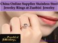 China Online Supplier Stainless Steel Jewelry Rings at Zuobisi  Jewelry