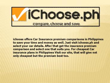 Compare Car Insurance