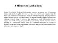 8 Minutes to Alpha Program PowerPoint PPT Presentation
