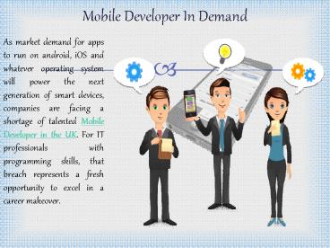 Mobile Apps developer London