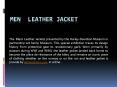 men leather jacket ppt78 PowerPoint PPT Presentation