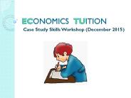 Economics Tutor Singapore