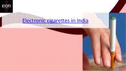 Electronic Cigarettes in India