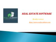 Real Estate  Software - Realtycabinet