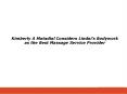 Kimberly A Matadial Considers Lindai’s Bodywork as the Best Massage Service Provider PowerPoint PPT Presentation