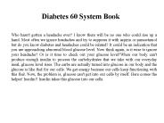 Diabetes 60 System Review