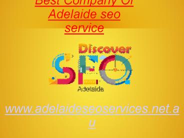 Best SEO consultant Adelaide