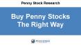 Buy Penny Stocks The Right Way