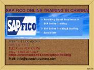 Sap Fico online training in Chennai