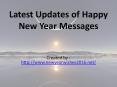 Happy new year SMS messages PowerPoint PPT Presentation