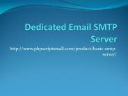 Dedicated Email SMTP Server